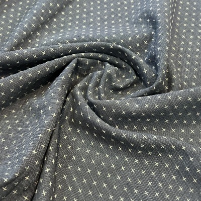 Tecido Japonês | Cross - Cinzento Escuro