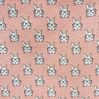 Tecido Le Tissu by Domotex | Rabits - Salmão