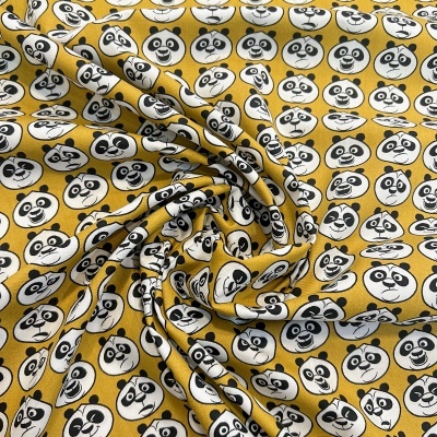 Tecido Poppy | Kung-Fu Panda - Mostarda