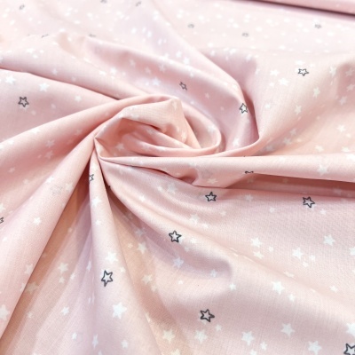 Tecido Le Tissu by Domotex | Estrelas - Rosa