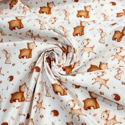 Tecido Pontotextil | Bosque - Branco