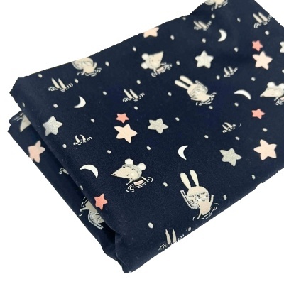 Retalho | Tecido Poppy com Glitter - 110 cm x 148 cm