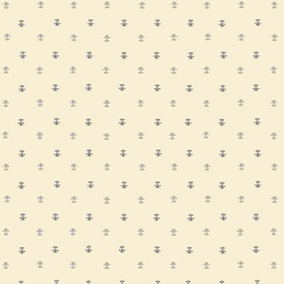 Tecido Kim Diehl | Gratitude and Grace - Fleur de Lis Cream