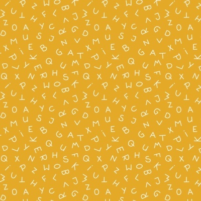 Tecido EQP | ABC - Mustard