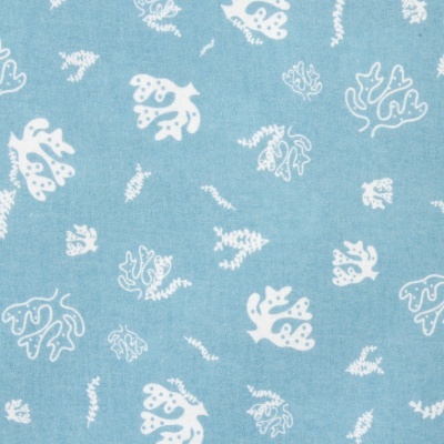Tecido Ocean | Corais - Azul