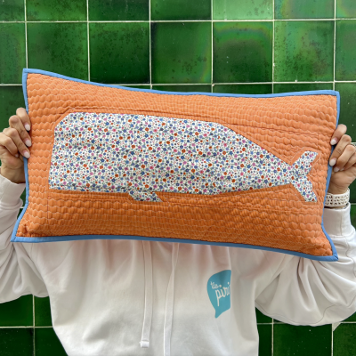 Kit Tilda | Blue Whale Pillows - Almofada Baleias