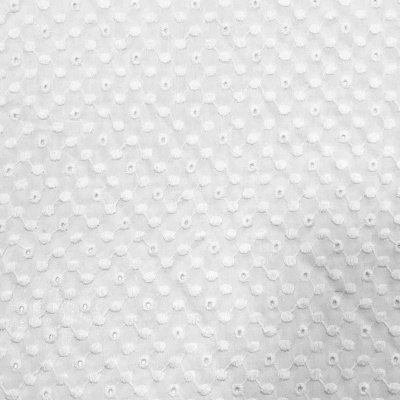 Tecido Bordado Inglês - Dots