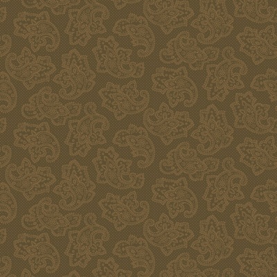 Tecido Kim Diehl | Gratitude and Grace - Dotted Paisley Brown