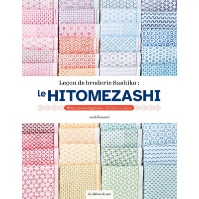 Livro | Sashikonami - Leçon de Broderie Sashiko – Le Hitomezashi