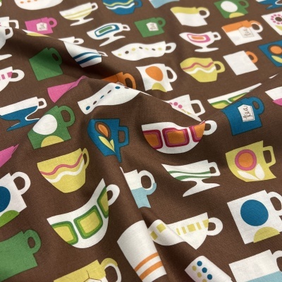 Tecido Windham | Cream and Sugar - Tea Cups