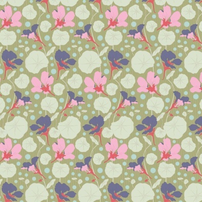 Tecido Tilda | Nasturtium - Green