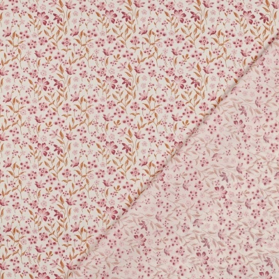 Tecido Poppy | Flores - Rosa Tecido Poppy | Flores - Rosa