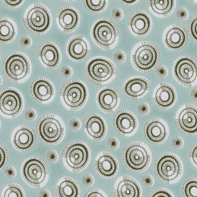 Tecido Stof | Colour Rhythm Circles - Aqua