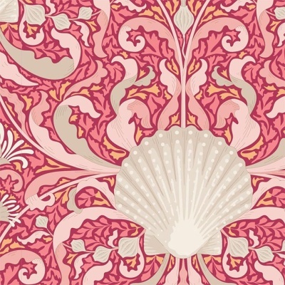 Tecido Tilda | Scallop Shell - Coral