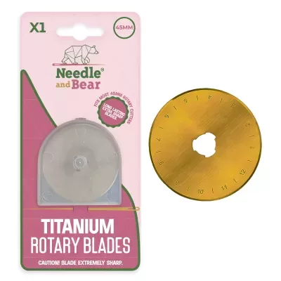 Needle & Bear | Lâmina de Titânio para Cortador Rotativo 45mm