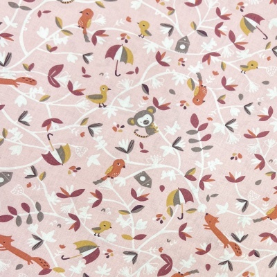 Tecido Le Tissu by Domotex | Jungle - Rosa