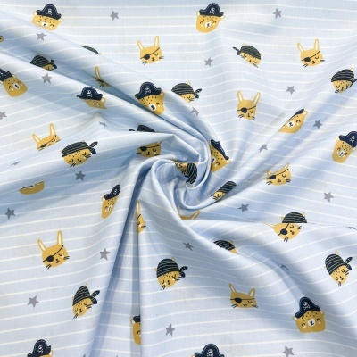 Tecido Poppy | Pirates - Azul Claro