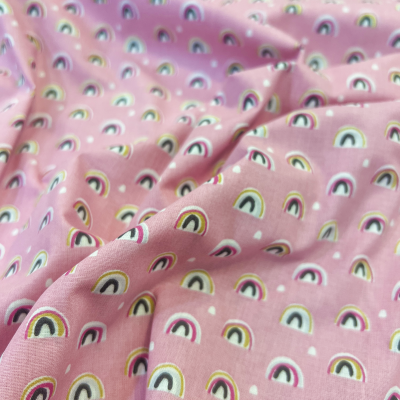 Tecido Le Tissu by  Domotex | Arco Íris - Pastilha