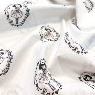 Tecido Poppy | Arlequeen - Branco