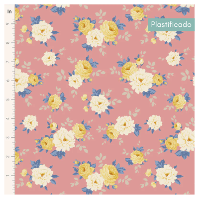 Tecido Plastificado | Tilda - Pernille Pink