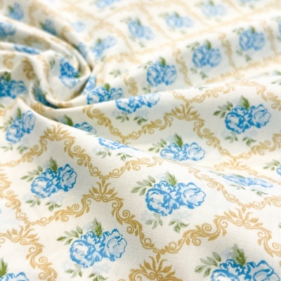 FABRICART | Floral - Turquesa