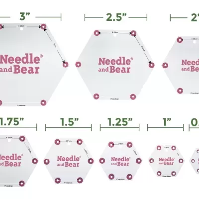 Needle & Bear | Templates - Hexágono