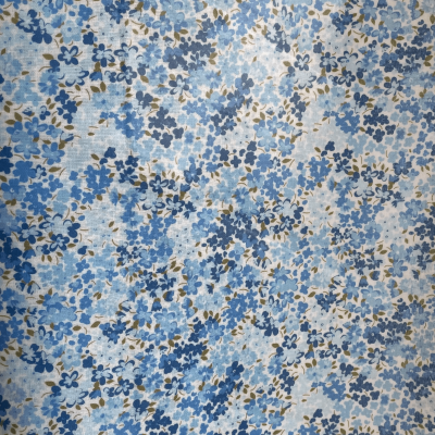 Tecido Plastificado | Florinha - Azul