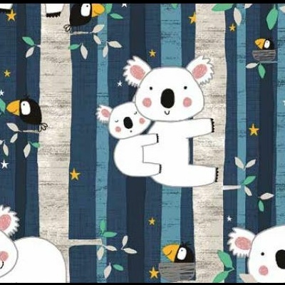 Tecido Night Koalas
