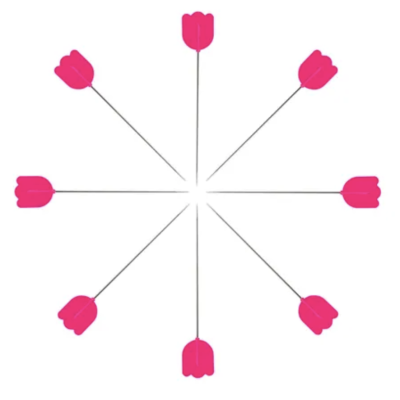 Tulip | Alfinetes Cellulose-Head