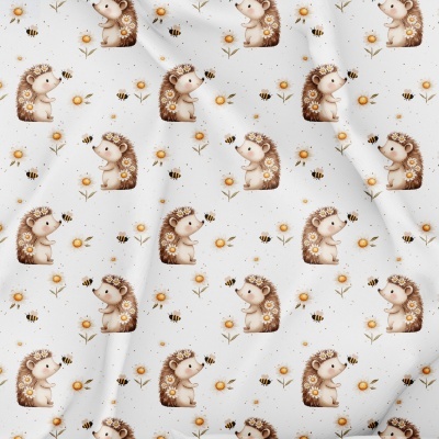 Tecido Pontotextil | Ouricinho - Branco