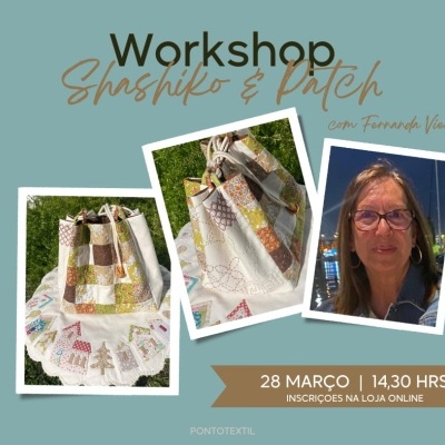 Workshop | Fernanda Vieira - Sashiko e Patchwork