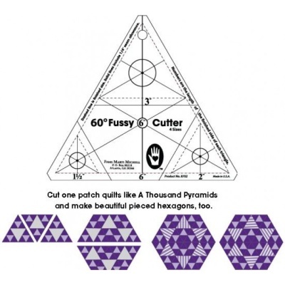 Marti Michell | Régua Fussy Multi-Size de 60º