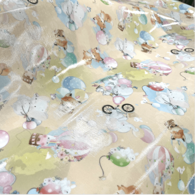 Tecido Plastificado | Balões - Amarelo