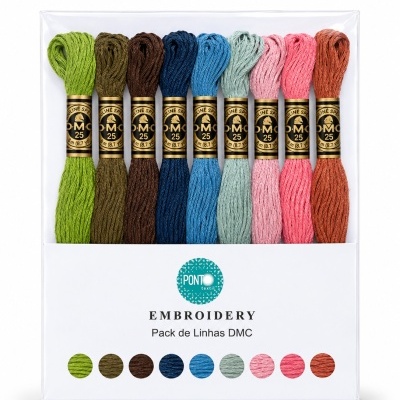 Kit Pontotextil | Linhas DMC para a Colcha Out & About