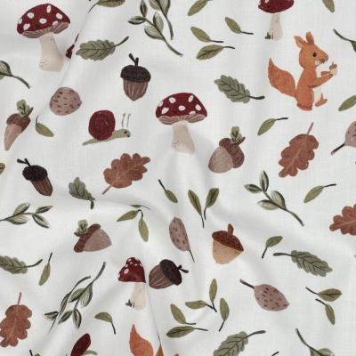 Tecido Poppy | Outono - Branco