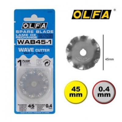 OLFA | Lâmina WAB45-1 Ondas
