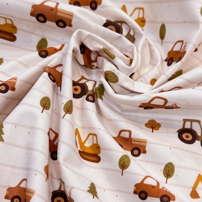 Tecido Pontotextil | Veículos - Bege