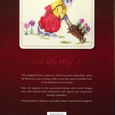 Livro | Jenny McWhinney - Thread Painting | Bunnies in my Garden
