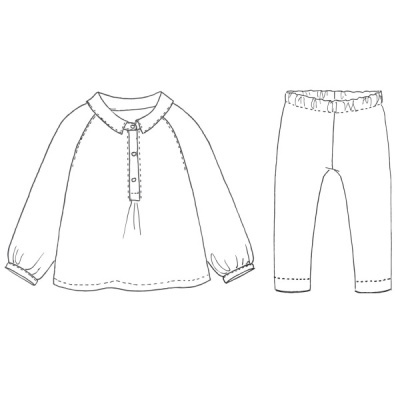 Passo-a-Passo Katia | Blusa e Leggings