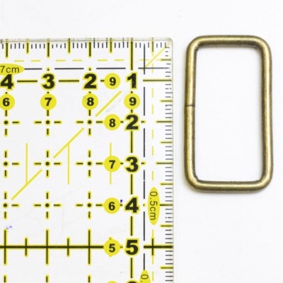 Argola Rectangular Bronze 30mm