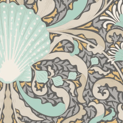 Tecido Tilda | Scallop Shell - Grey