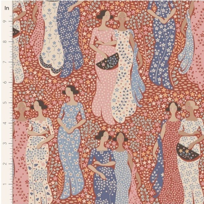 Tecido Tilda | Friendly Gathering - Rust