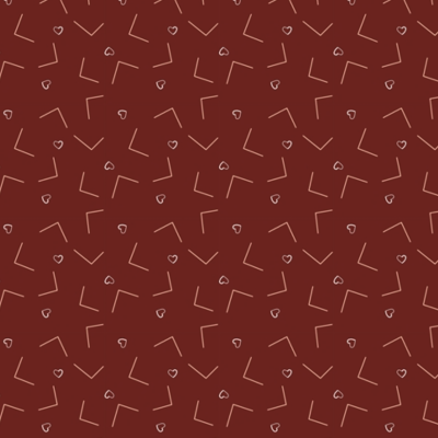 Tecido EQP | Love Letters - Cranberry Red