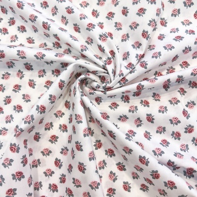 Tecido Poppy | Romantic - Branco