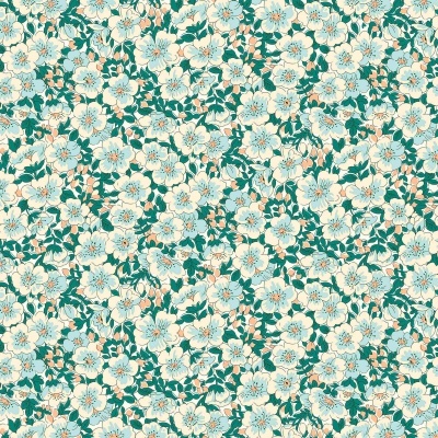 Tecido Liberty | Tree of Life - Dina Blossom Teal