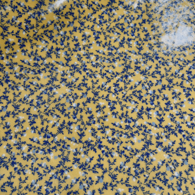 Tecido Plastificado | Florinhas - Amarelo