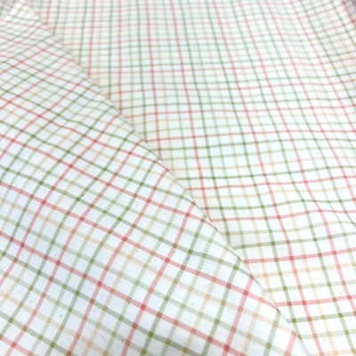 Tecido Pontotextil | Picnic - Vermelho, Verde e Bege