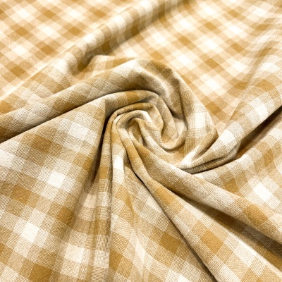 Tecido Japonês | Check - Mostarda