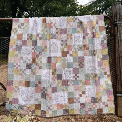 Hatched and Patched | Slow and Steady Quilt