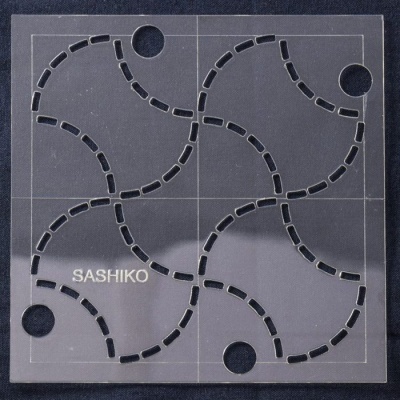 Sew Easy | Template de Sashiko | Fondou 4" - Weight